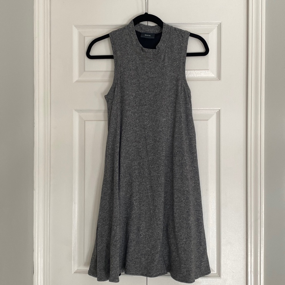 Mauve swing dress from Anthropologie.
